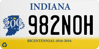 IN license plate 982NOH