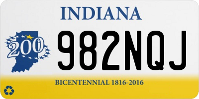 IN license plate 982NQJ