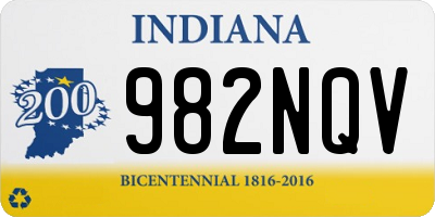 IN license plate 982NQV