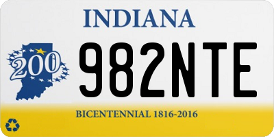 IN license plate 982NTE