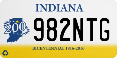 IN license plate 982NTG