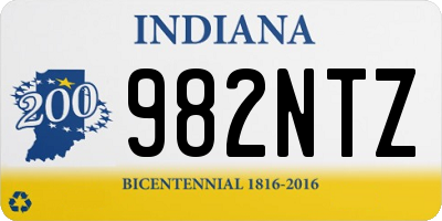 IN license plate 982NTZ