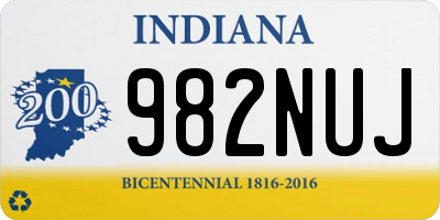 IN license plate 982NUJ