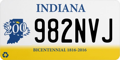 IN license plate 982NVJ