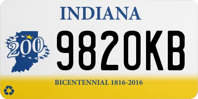 IN license plate 982OKB