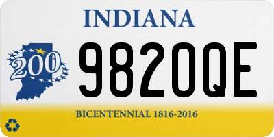 IN license plate 982OQE