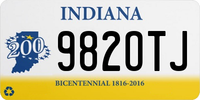 IN license plate 982OTJ