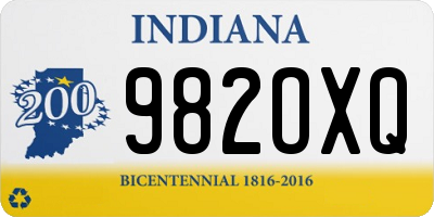 IN license plate 982OXQ