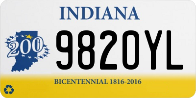 IN license plate 982OYL