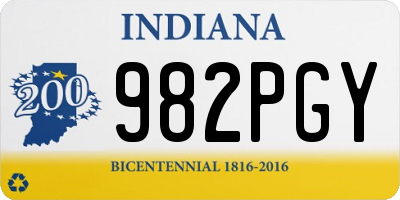 IN license plate 982PGY