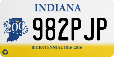 IN license plate 982PJP