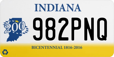 IN license plate 982PNQ