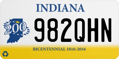 IN license plate 982QHN