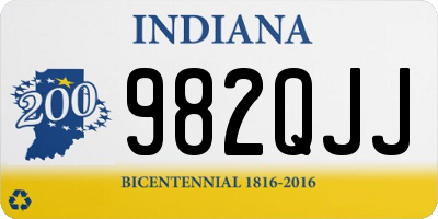 IN license plate 982QJJ