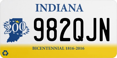 IN license plate 982QJN
