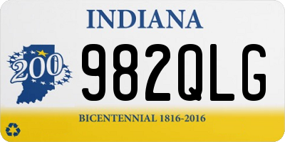 IN license plate 982QLG