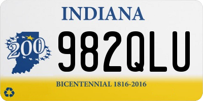 IN license plate 982QLU