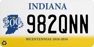 IN license plate 982QNN