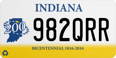 IN license plate 982QRR