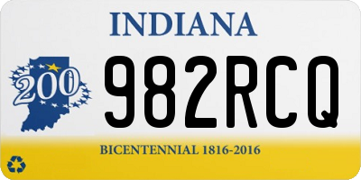 IN license plate 982RCQ