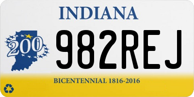 IN license plate 982REJ