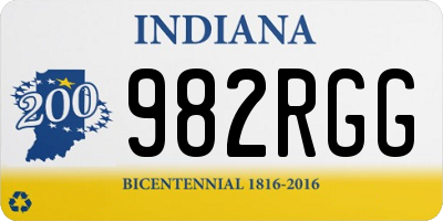 IN license plate 982RGG