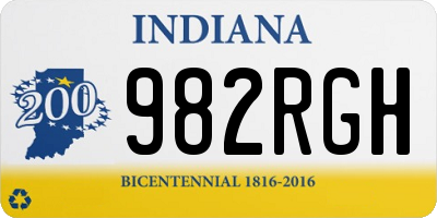IN license plate 982RGH