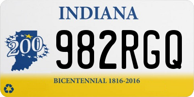 IN license plate 982RGQ