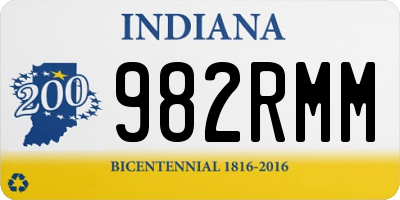IN license plate 982RMM