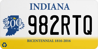 IN license plate 982RTQ