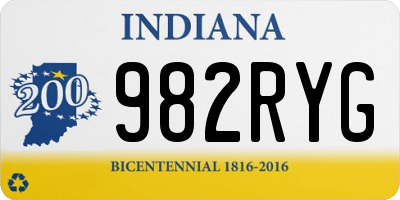 IN license plate 982RYG