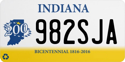 IN license plate 982SJA