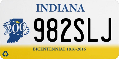 IN license plate 982SLJ