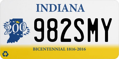 IN license plate 982SMY