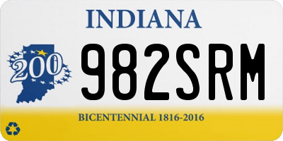 IN license plate 982SRM