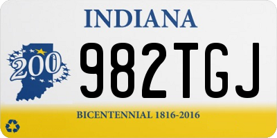 IN license plate 982TGJ