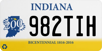 IN license plate 982TIH