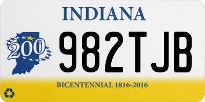 IN license plate 982TJB