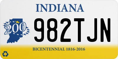 IN license plate 982TJN