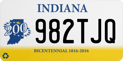 IN license plate 982TJQ