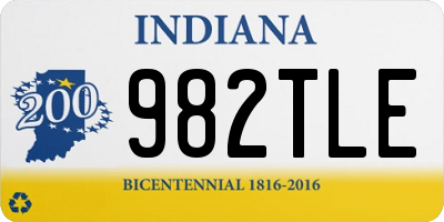 IN license plate 982TLE