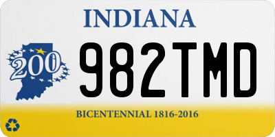 IN license plate 982TMD