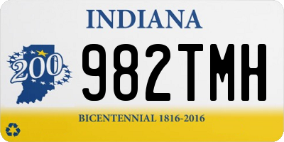 IN license plate 982TMH