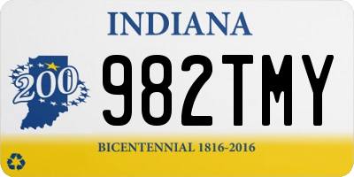 IN license plate 982TMY