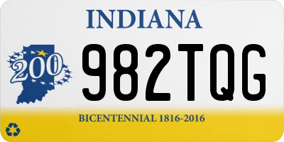 IN license plate 982TQG