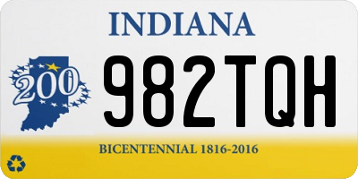 IN license plate 982TQH