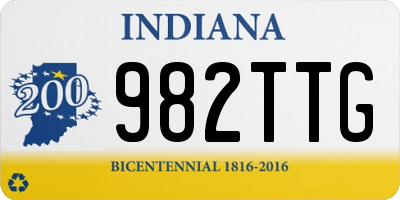 IN license plate 982TTG