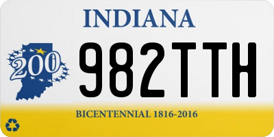 IN license plate 982TTH