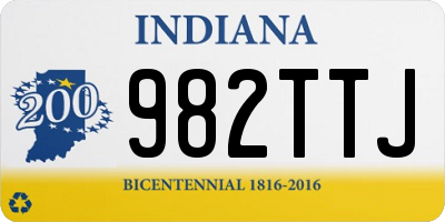 IN license plate 982TTJ