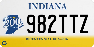 IN license plate 982TTZ